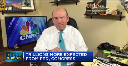 Trillions more expected in stimulus from the Fed, Congress: CNBC Fed Survey