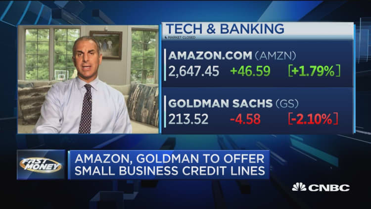 Here's how the Amazon-Goldman partnership will impact recovery for small biz
