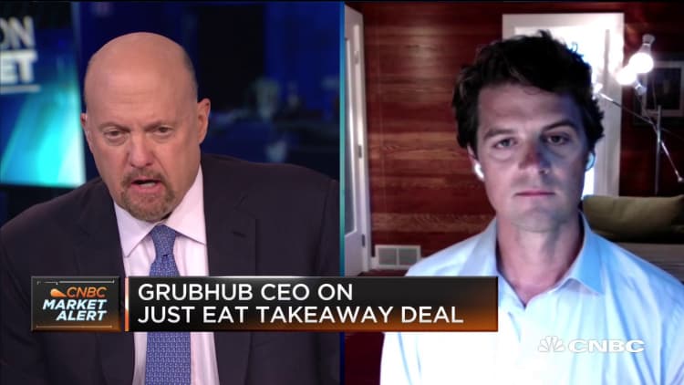 Full interview with Grubhub CEO on merger deal, pricing for restaurants and more