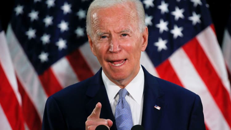 Biden leads Trump on all issues except for the economy: CNBC All-America survey