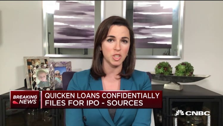 Quicken loans confidentially files for IPO