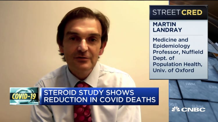 Dr. Martin Landray on steroid study that shows reduced Covid-19 deaths