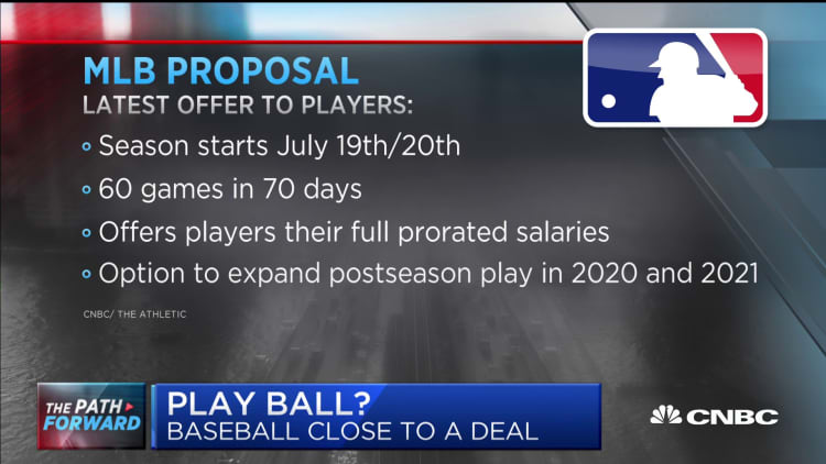 Major League Baseball nears deal to return