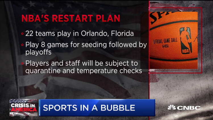 Fauci on the NFL; NBA players' concerns about resuming season in Orlando