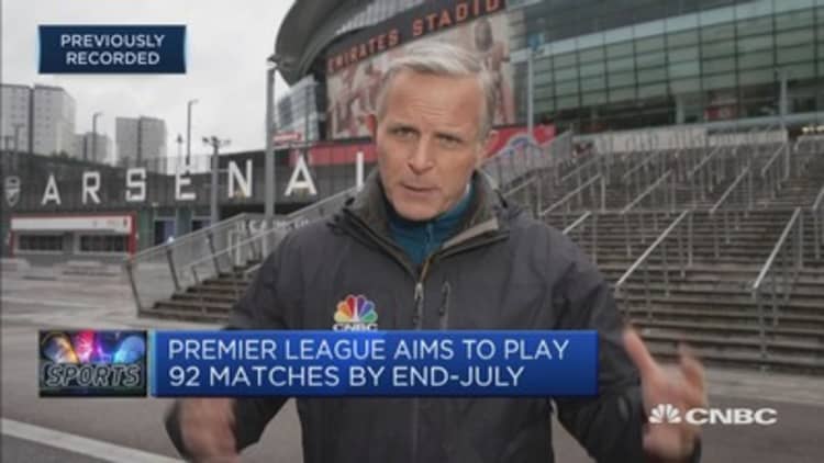 Premier League set to hold first weekend of soccer matches since halting play