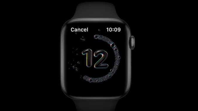 WatchOS 7 will have a timer that helps you wash your hands long enough.