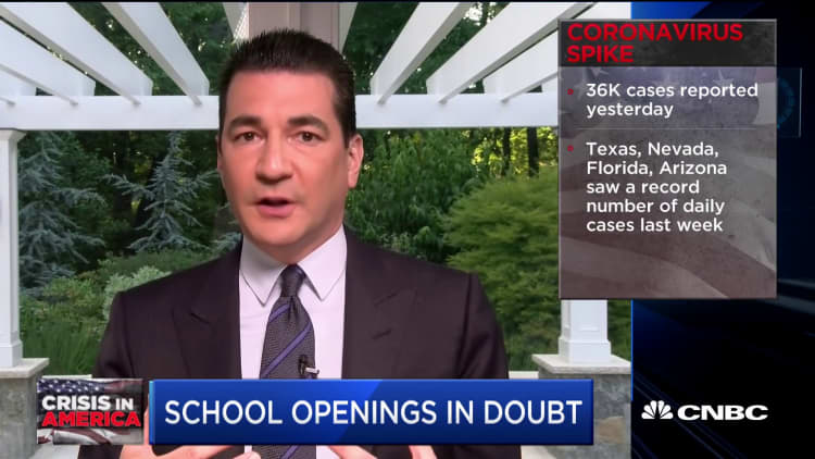Gottlieb: Decision to open schools much different than opening businesses