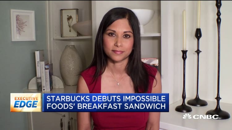 Starbucks debuts Impossible Foods' breakfast sandwich
