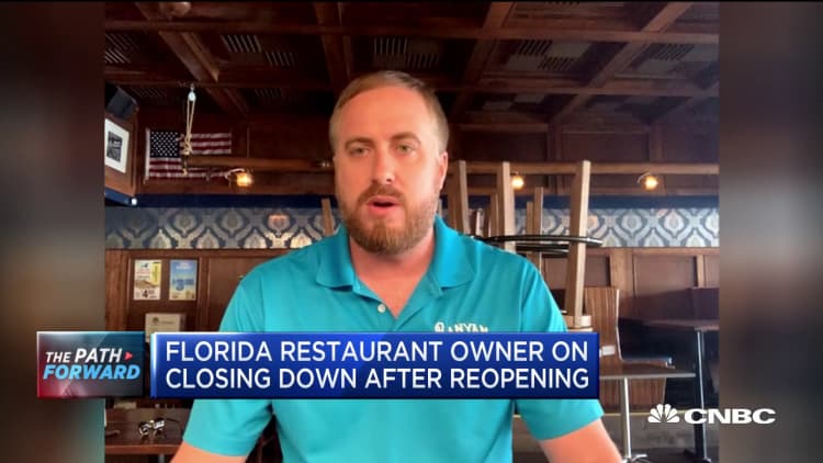 Florida restaurant owner Pete Boland on re-closing after reopening