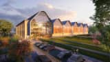 Huawei's proposed R&D center in Cambridge, England.