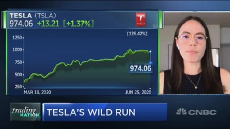 Tesla shares climb despite dismal survey results. Here's where it's headed next: Ark Invest