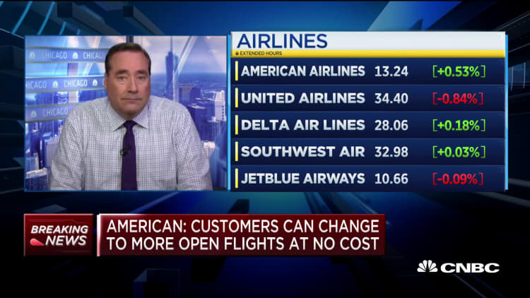 American Airlines to lift capacity cap on flights