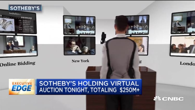 Sotheby's to hold virtual auction Monday, totaling more than $250 million