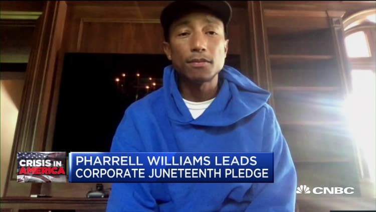 Pharrell Williams on leading the calls to make Juneteenth a national holiday