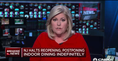New Jersey halts reopening and postpones indoor dining indefinitely
