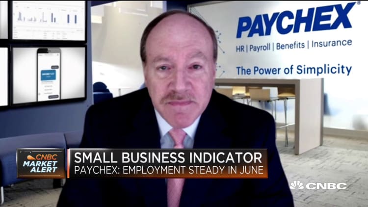 Paychex small business report indicates employment is steady in June