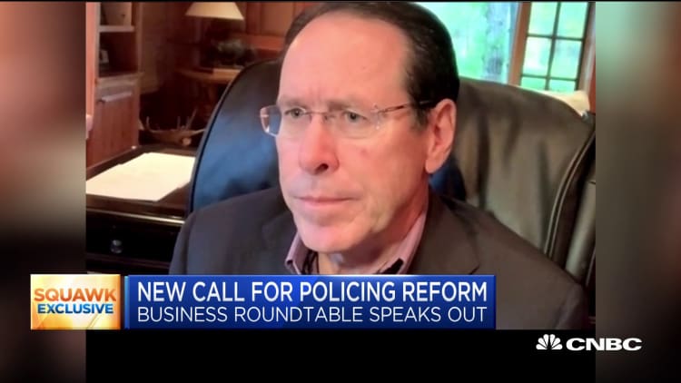 AT&T's Randall Stephenson: 'Legislators need to step up' on police reform