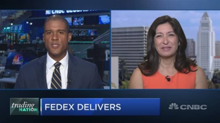 Fedex jumps after earnings. What the strength means for transports