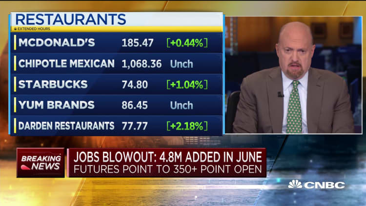 Cramer: June jobs report reflects an 'optimism in the country'