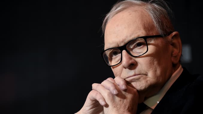 IMG ENNIO MORRICONE, Italian Composer, Orchestrator, Conductor, and Trumpet Player