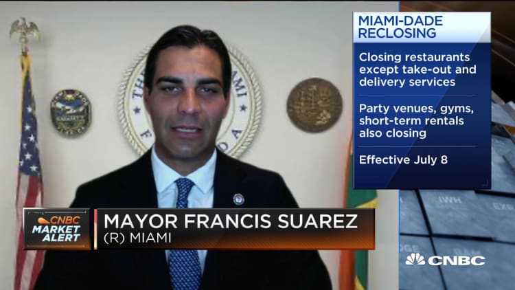 Miami Mayor Francis Suarez on re-closing because of surging coronavirus cases