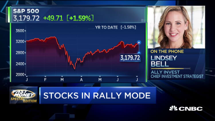 Optimism is likely sparking a summer rally: Ally Invest’s Lindsey Bell