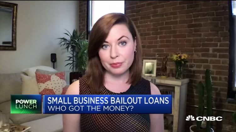 Several business say there were mistakenly included on the small business loan list