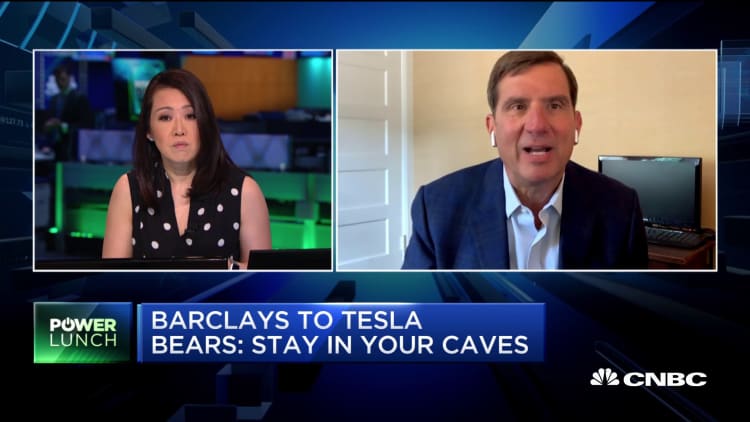 Barclays to Tesla bears: 'Stay in your caves'