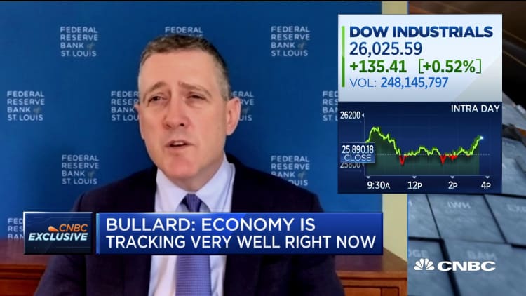 St. Louis Fed President James Bullard on U.S. economic recovery amid rising Covid-19 cases