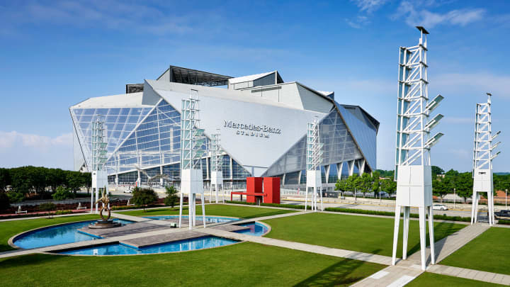 Handout; Mercedes-Benz renewable stadium, Atlanta GA
