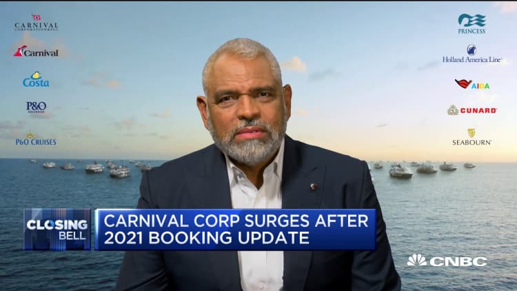 Carnival Corporation CEO Arnold Donald on surging 2021 bookings