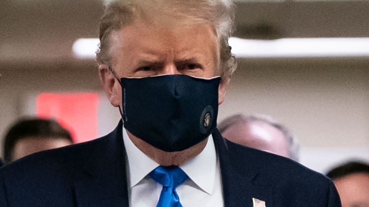 President Trump recommends people wear protective masks whether they like them or not
