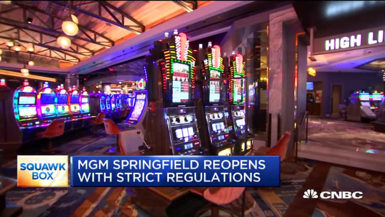 MGM Springfield reopens in Massachusetts amid strict state regulations
