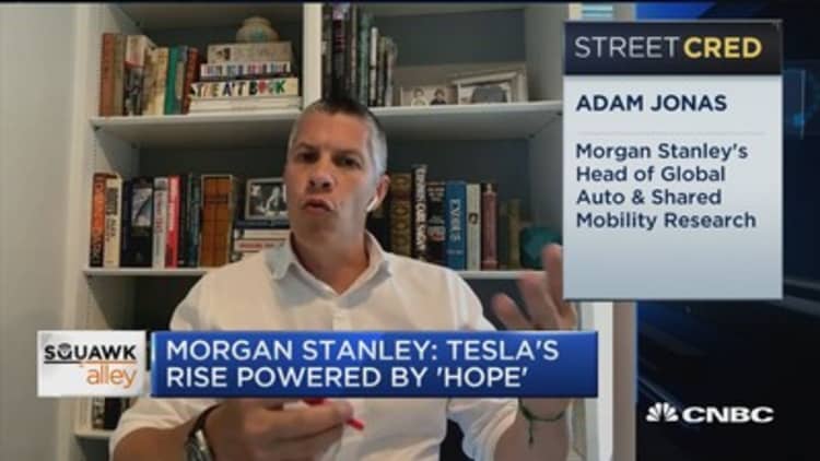Morgan Stanley's Adam Jonas on his underweight rating for Tesla