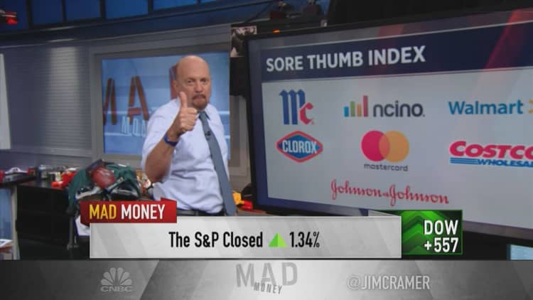 Wall Street did something 'highly unusual' in Tuesday's session, Jim Cramer says