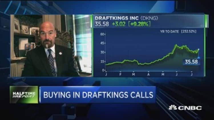 Bullish options traders place bets on DraftKings