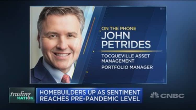 Homebuilding stocks surge as sentiment climbs to pre-pandemic level. What's next for the group