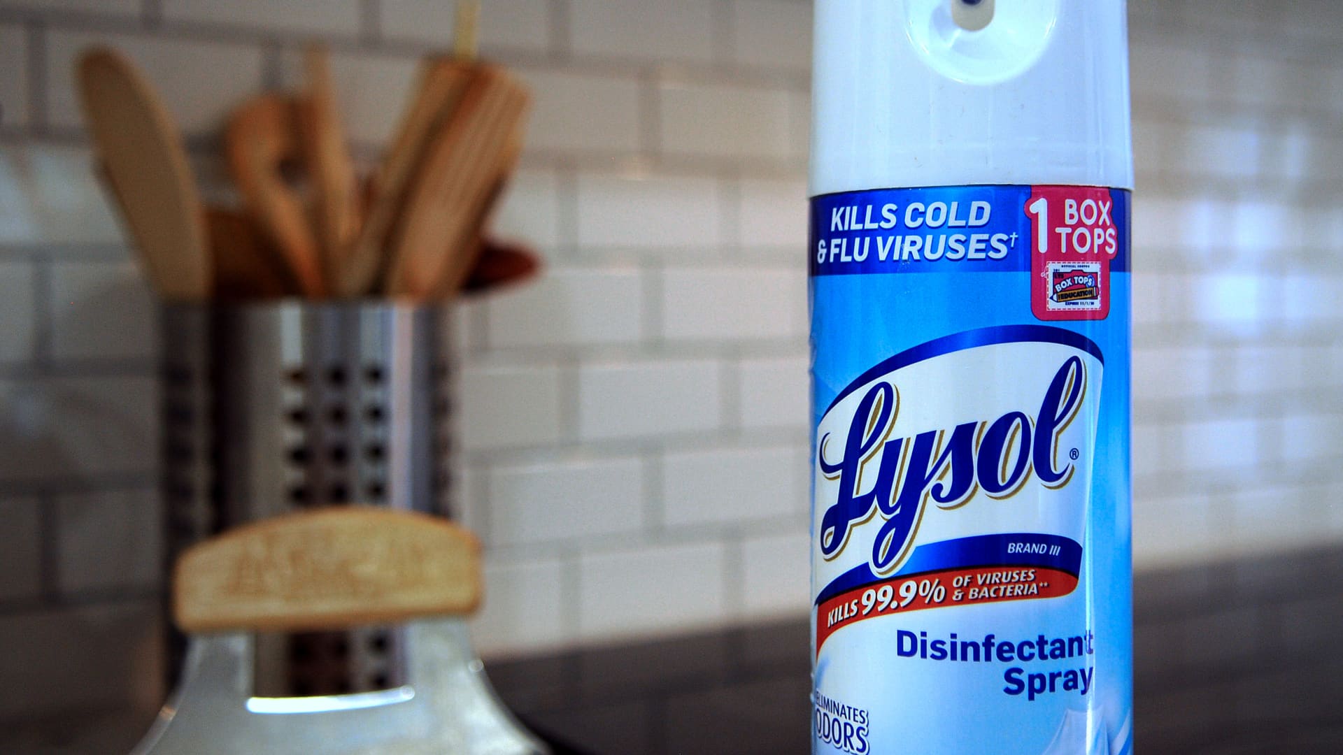 CEO of Lysol maker: Sales are up as a result of coronavirus pandemic