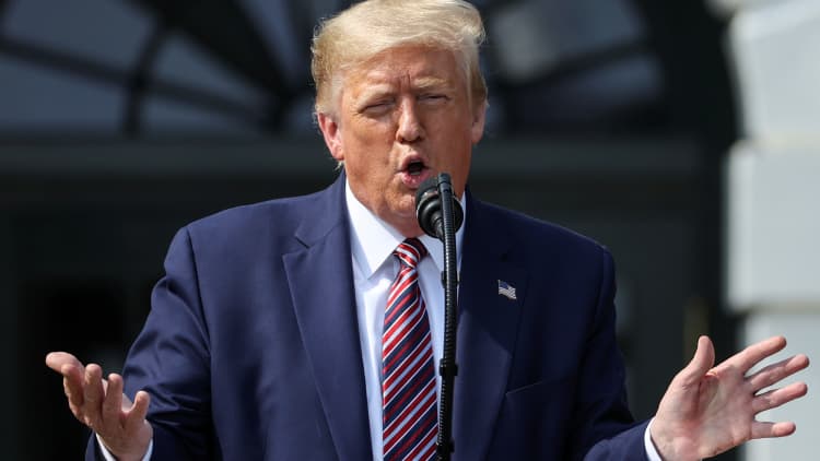 President Trump says he won't agree to accept 2020 election results because it's 'fake'