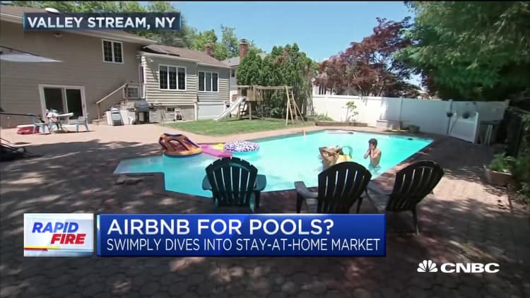 Meet the 'Airbnb for pools': Swimply dives into the stay-at-home market