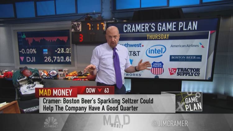 Cramer earnings watch: AT&T, Union Pacific, Twitter, Southwest, American Airlines and more stocks