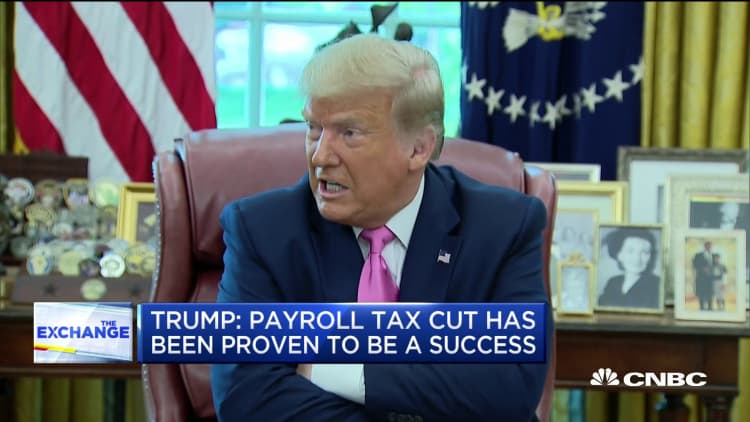 Trump: Payroll tax cut has been proven to be a success