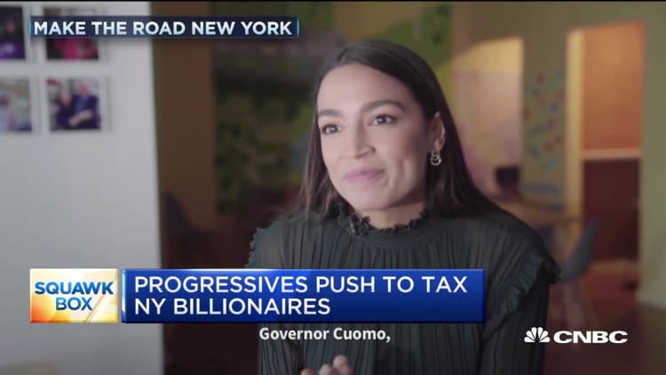 Progressives push to tax New York billionaires