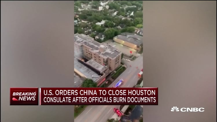 Beijing threatens retaliation for forced closure of Houston consulate