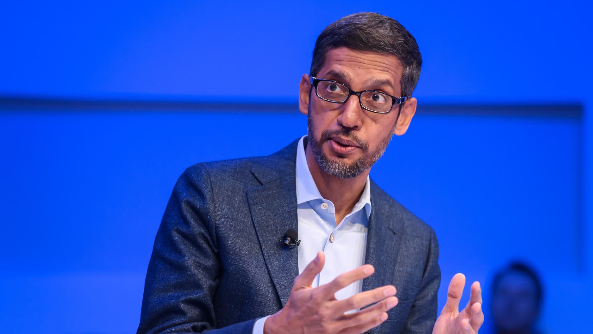 Google CEO Pichai fields questions on value cuts at all-hands assembly