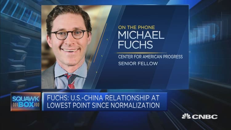 U.S.-China relations are at their lowest point since normalization, expert says