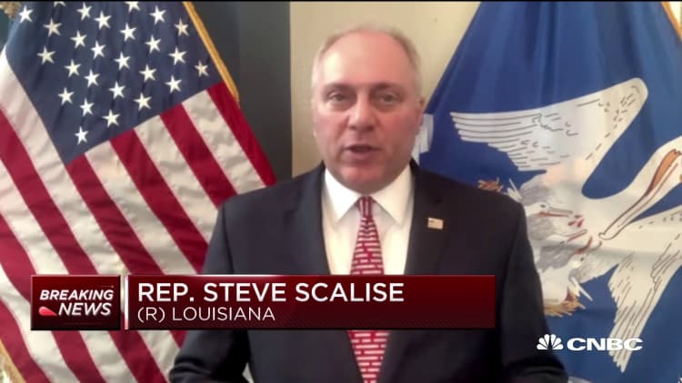 House Republican Whip Steve Scalise discusses stimulus relief package