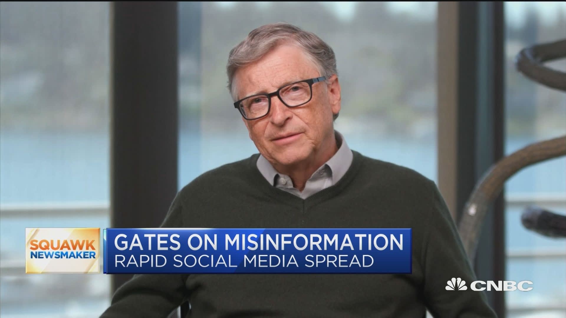 Bill Gates: Lies spread faster than facts on social media