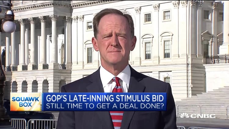 Sen. Pat Toomey: GOP will be divided in negotiations for next round of stimulus
