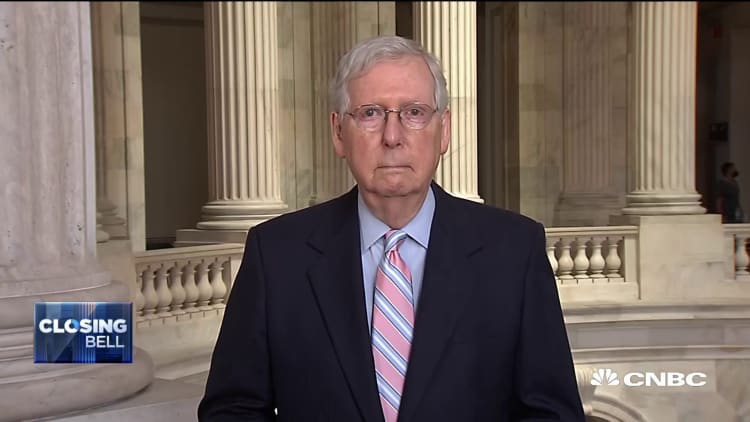 Senate Majority Leader Mitch McConnell on the GOP economic proposal, 2020 election